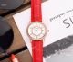 Copy Cartier Red Leather Strap Rose Gold Diamond Quartz Watch 35mm (8)_th.jpg